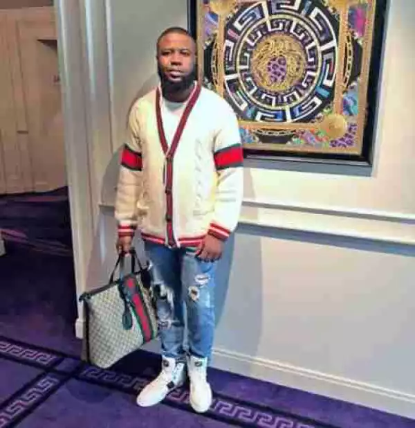 Hushpuppi Sings Praises After Buying Customised Gold Iphone X In Dubai (Pics, Video)
